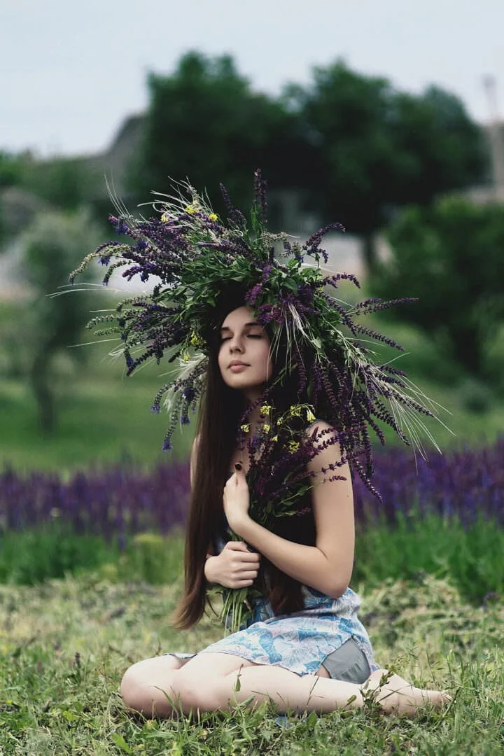 Pushing hair back