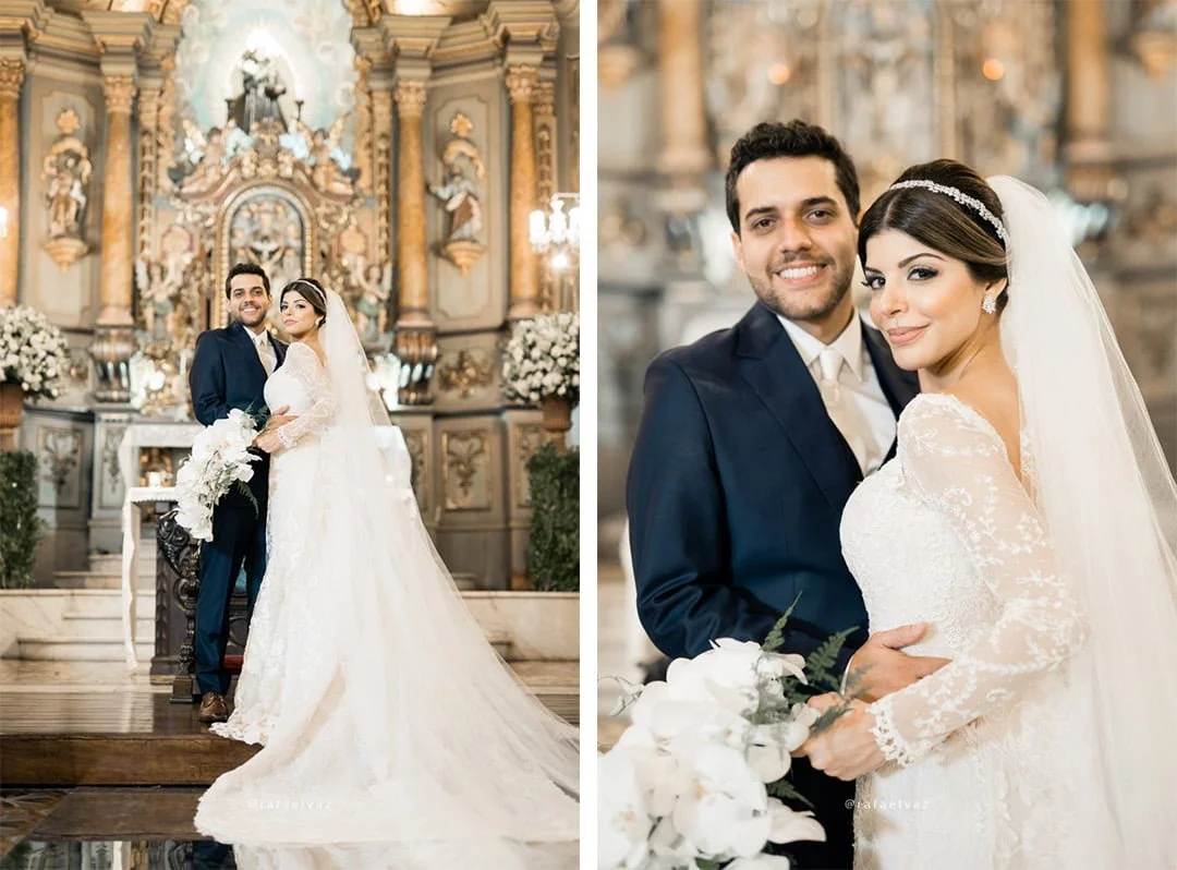 casamento na igreja do valongo, casamento tradicional, decoração de casamento a noite, rafael vaz fotografo, fotografo em santos, casar na igreja, chão de espelho, espelho na igreja, passarela de espelho