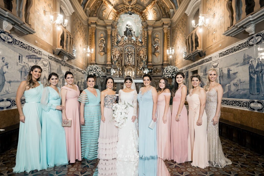 casamento na igreja do valongo, casamento tradicional, decoração de casamento a noite, rafael vaz fotografo, fotografo em santos, casar na igreja, chão de espelho, espelho na igreja, passarela de espelho